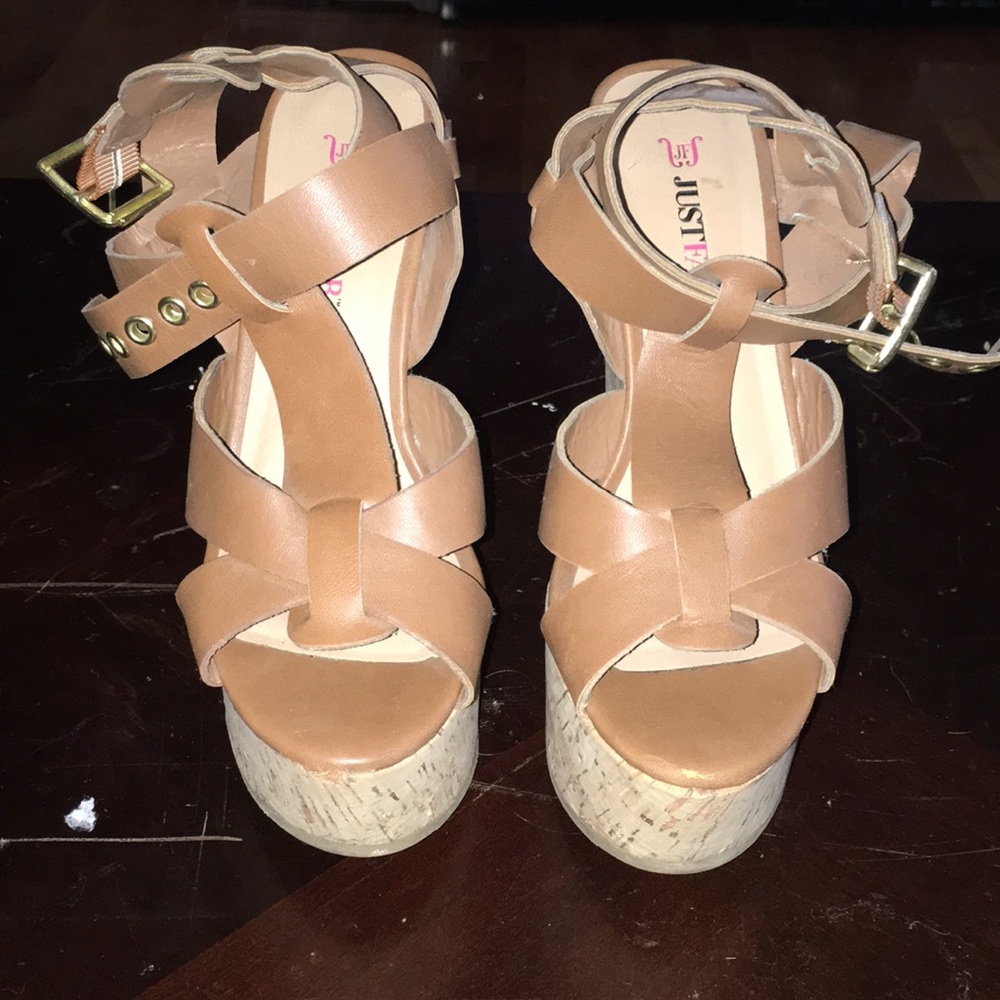 JustFab wedges